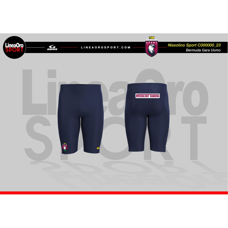GEMS BERMUDA RUNNING UOMO BLU/GIALLO