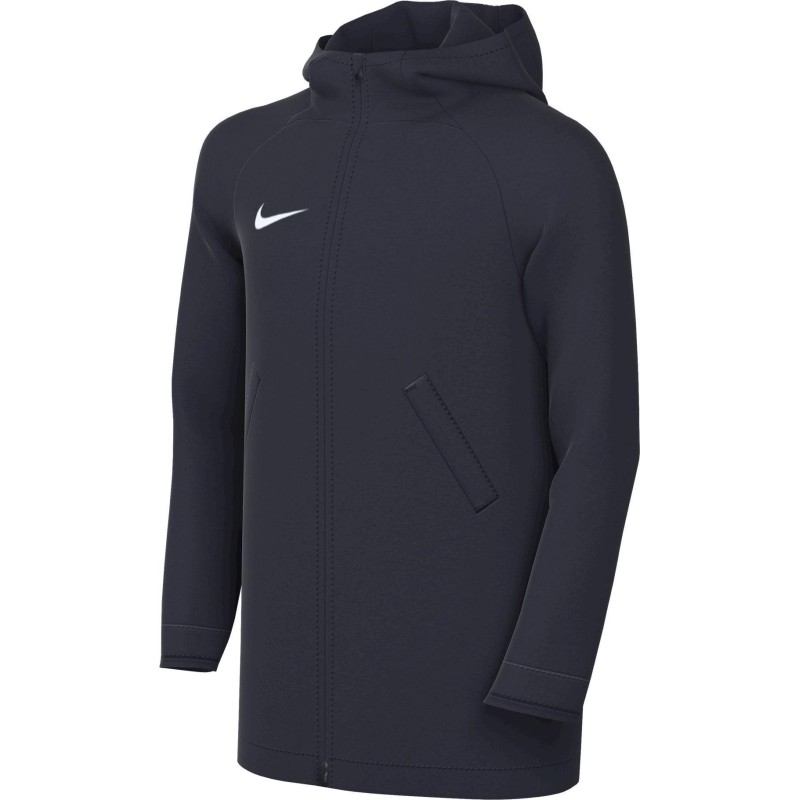 NIKE RAIN JACKET ACADEMY PRO HD JR - OBSIDIAN/WHITE