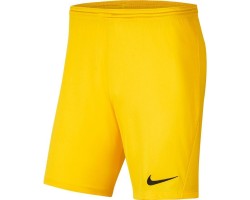 NIKE PANTALONCINO PARK 3 JR - YELLOW/BLACK