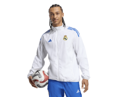 ADIDAS REAL MADRID PRE. JACKET 25/26 EU - WHITE