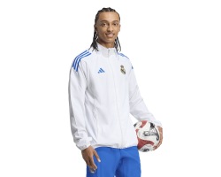 ADIDAS REAL MADRID PRE. JACKET 25/26 EU - WHITE