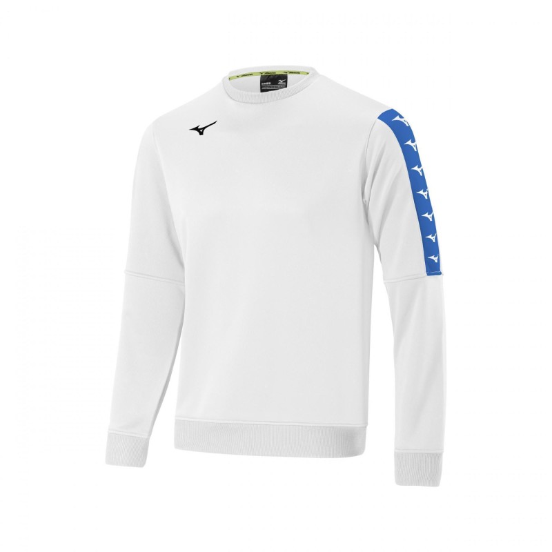 MIZUNO FELPA NARA TRAINING JR  - BIANCO