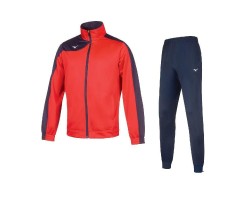 MIZUNO KOBE KNITTED TRACKSUIT JR - RED/NAVY