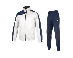 MIZUNO KOBE KNITTED TRACKSUIT JR - WHITE/NAVY