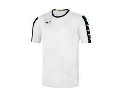 MIZUNO MAGLIA NARA - BIANCO/NERO