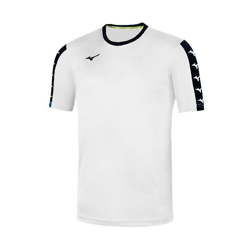 MIZUNO MAGLIA NARA - BIANCO/NERO