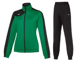 MIZUNO KOBE KNITTED TRACKSUIT W - GREEN/BLACK