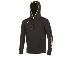 MIZUNO SWEAT HOODIE - BLACK