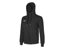 MIZUNO SWEAT FZ HOODIE - BLACK