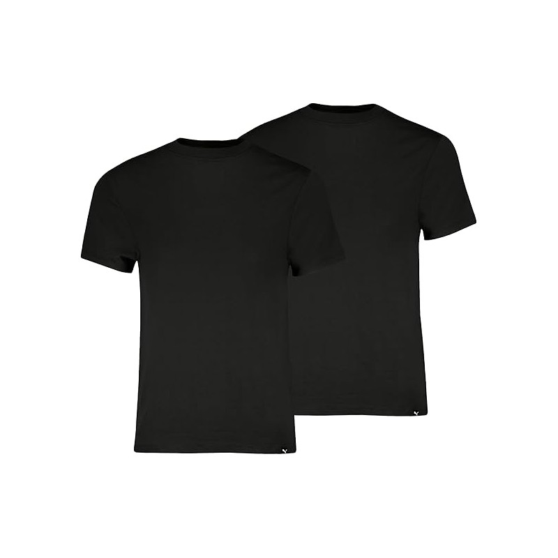PUMA EVERYDAY CREW NECK TEE 2P - BLACK