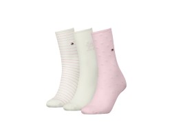 TH WOMEN SOCK 3P GIFTBOX - PINK
