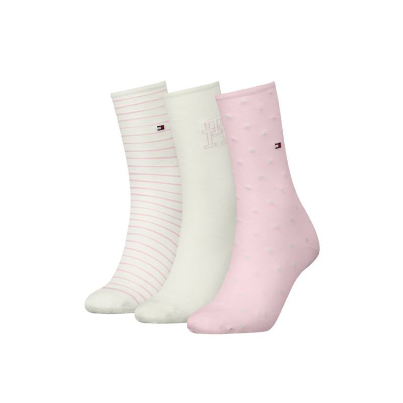 TH WOMEN SOCK 3P GIFTBOX - PINK