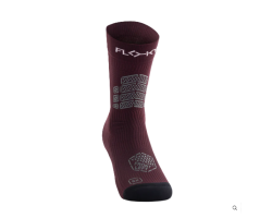 FLOKY CALZA CALCIO AXSIST 3D - GRANATA