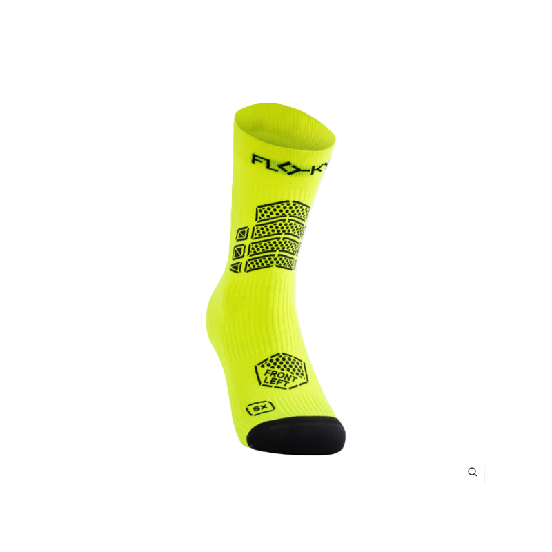FLOKY CALZA CALCIO AXSIST 3D - GIALLO FLUO