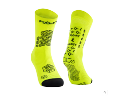 FLOKY CALZA CALCIO AXSIST 3D - GIALLO FLUO