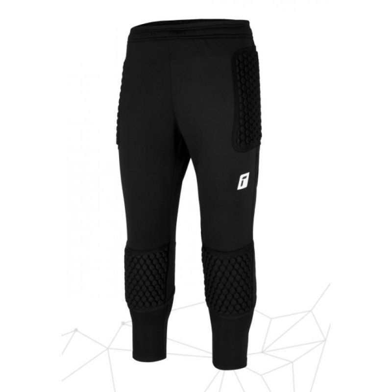 REUSCH CONTEST 3/4 SHORT ADVANCE - BLACK/SILVER