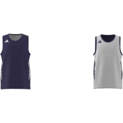 ADIDAS EVERYDAY PRO BBALL JERSEYS JR. - TMCOPR/WHITE
