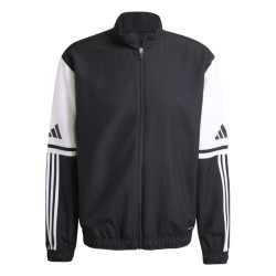 ADIDAS SQUADRA25 PRE. JACKET - BLACK/WHITE