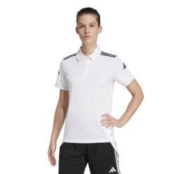 ADIDAS SQUADRA25 COTTON POLO - WHITE/BLACK