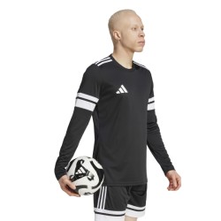 ADIDAS SQUADRA25 JERSEY LONG SLEEVE - BLACK/WHITE