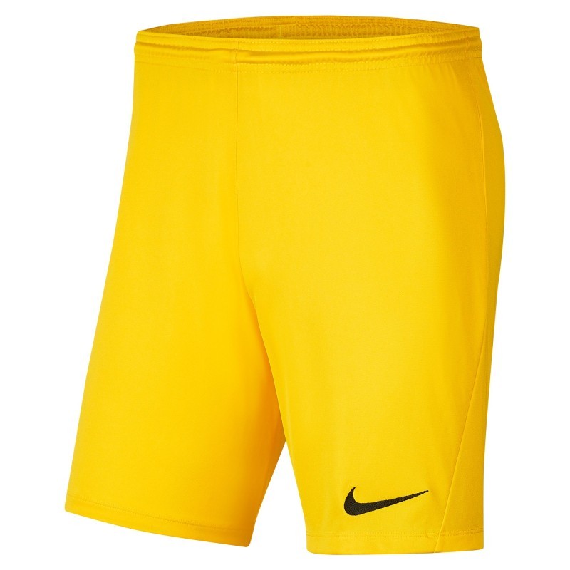 NIKE PANTALONCINO PARK 3 - YELLOW/BLACK