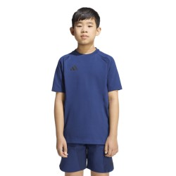 ADIDAS TIRO TRAVEL TEE JR. - TENABL/BLACK