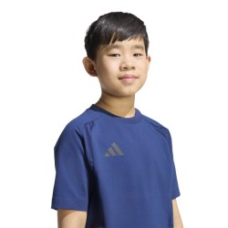 ADIDAS TIRO TRAVEL TEE JR. - TENABL/BLACK