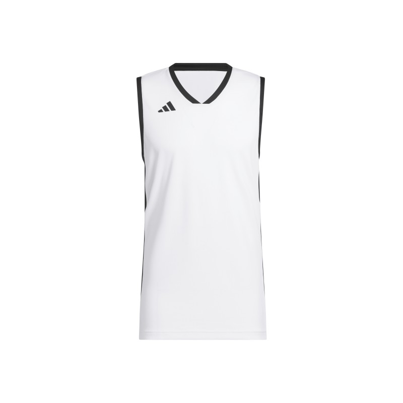 ADIDAS 3G SPEED REV. BASKETBALL AEROREADY JERSEYS - WHITE/BLACK