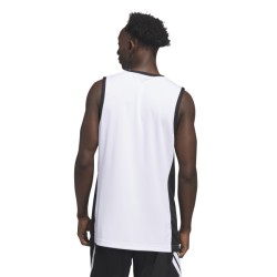 ADIDAS 3G SPEED REV. BASKETBALL AEROREADY JERSEYS - WHITE/BLACK