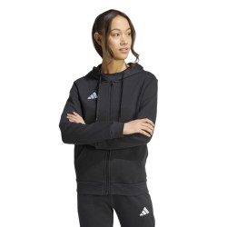 ADIDAS ENTRADA 26 FZ HOOD W. - BLACK/WHITE