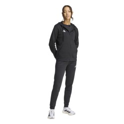 ADIDAS ENTRADA 26 FZ HOOD W. - BLACK/WHITE