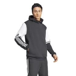 ADIDAS SQUADRA25 SWEAT HOODY - BLACK/WHITE