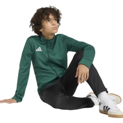 ADIDAS ENTRADA 26 TK JKT JR. - DRKGRN/WHITE