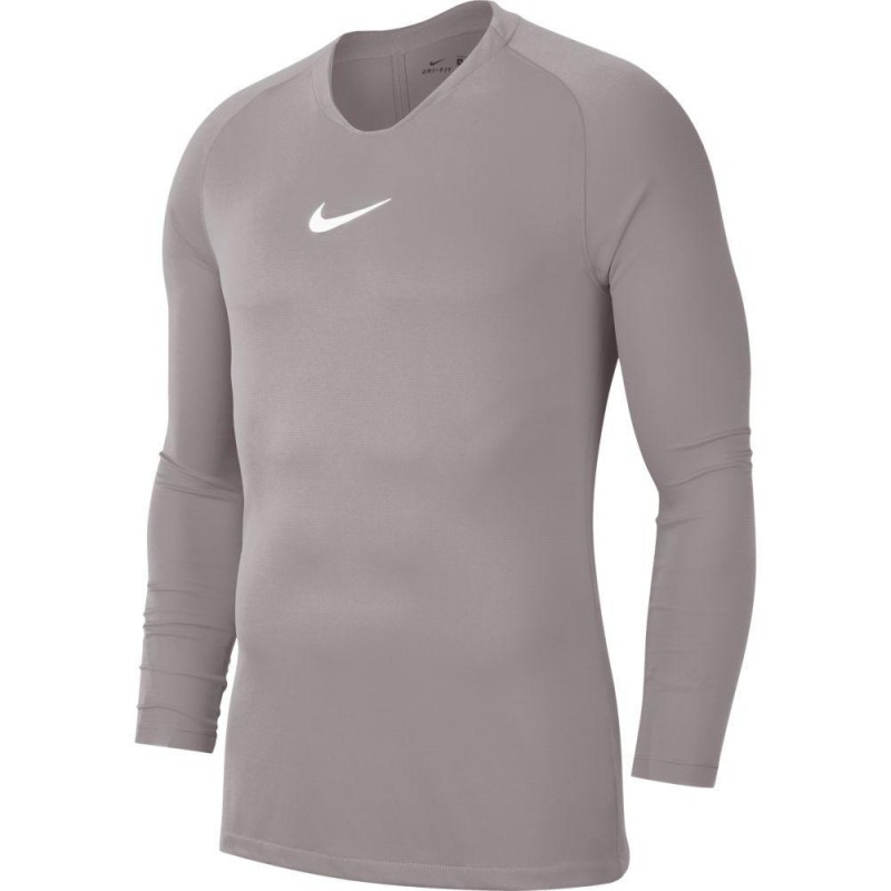 NIKE MAGLIA PARK FIRST LAYER - GREY/WHITE