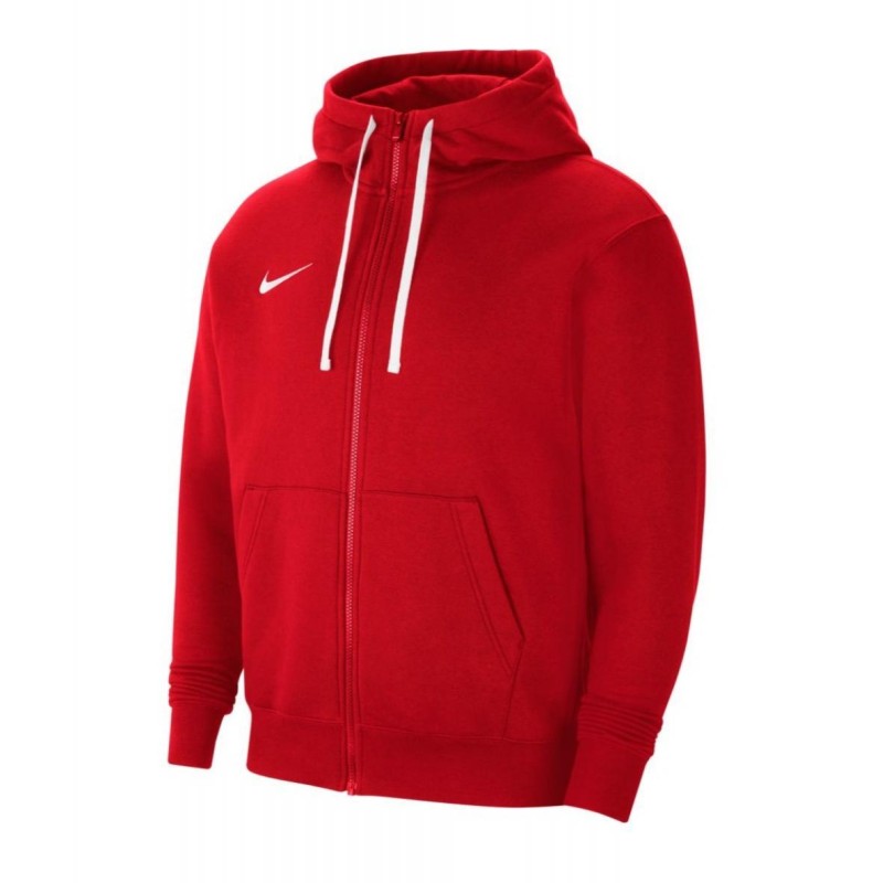 NIKE FELPA FULL-ZIP PARK 20 - RED/WHITE