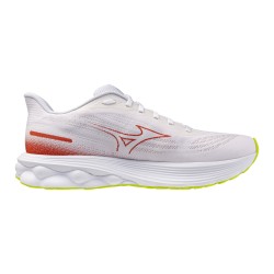 MIZUNO SCARPA WAVE SKYRISE 7 - WHITE/ORANGE.COM
