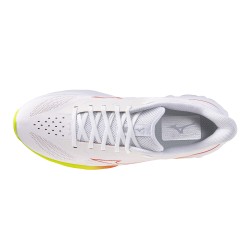 MIZUNO SCARPA WAVE SKYRISE 7 - WHITE/ORANGE.COM