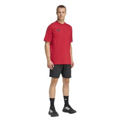 ADIDAS TIRO TRAVEL TEE - TEPORE/BLACK