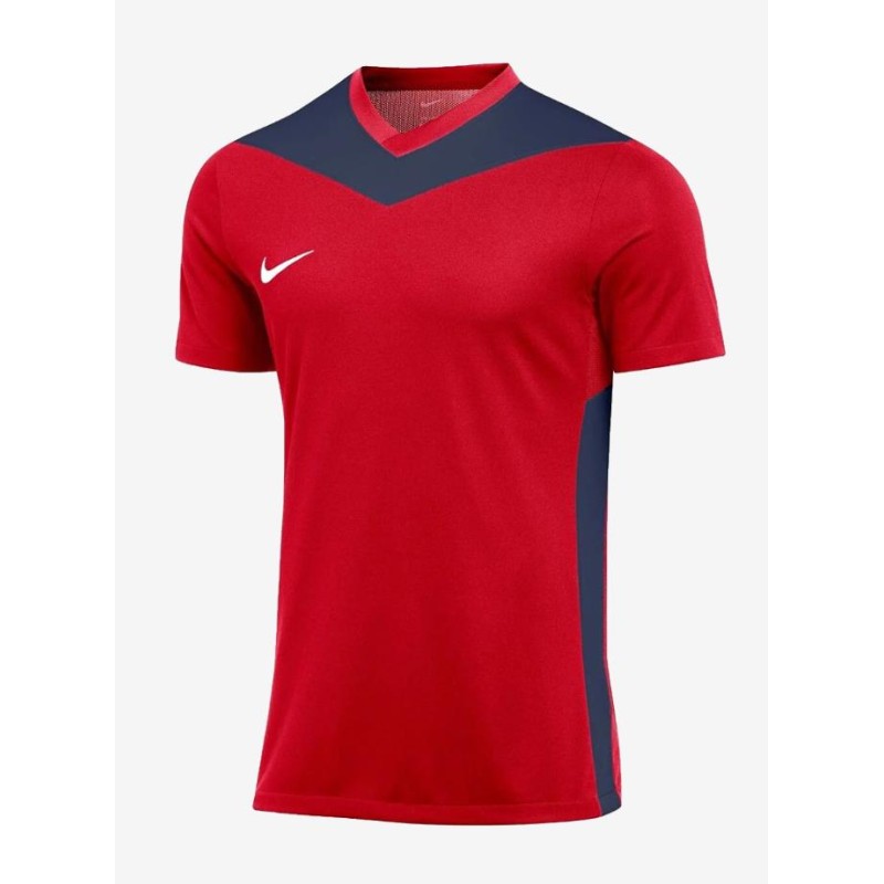 NIKE MAGLIA DRI-FIT PARK DERBY IV SS - UNIVERSITY RED/MIDNIGHT NAVY