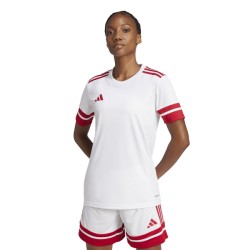 ADIDAS SQUADRA25 JERSEY SHORT SLEEVE - WHITE/TEAM POWER RED 2