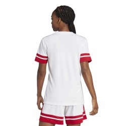 ADIDAS SQUADRA25 JERSEY SHORT SLEEVE - WHITE/TEAM POWER RED 2