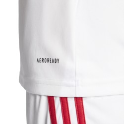 ADIDAS SQUADRA25 JERSEY SHORT SLEEVE - WHITE/TEAM POWER RED 2