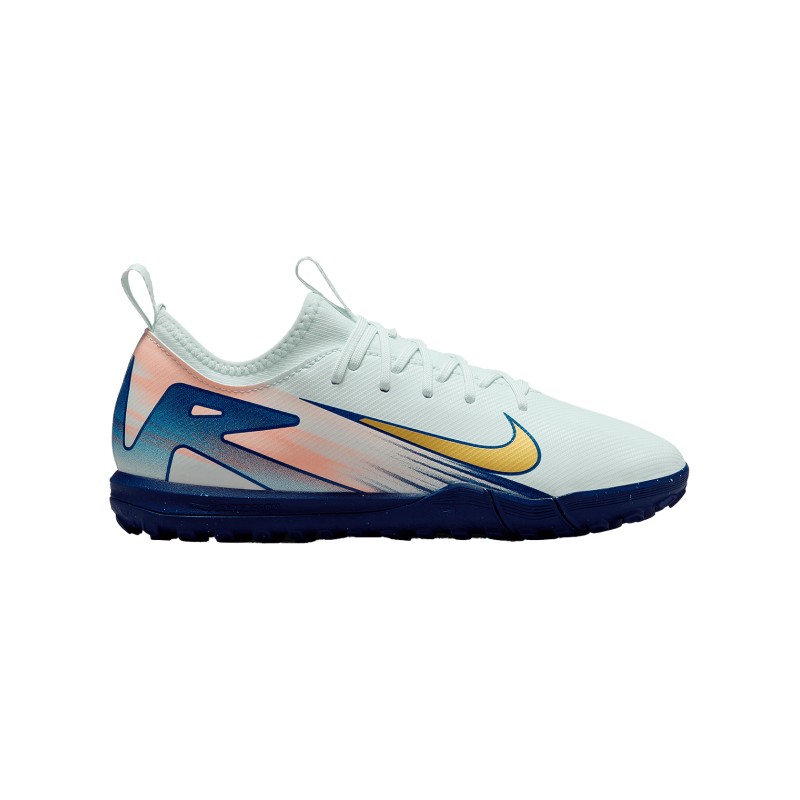 NIKE SCARPA ZOOM VAPOR 16 ACAD MDS TF JR. - BARELY GREEN/MTLC GOLD COIN