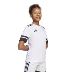 ADIDAS SQUADRA25 JERSEY SHORT SLEEVE JR. - WHITE/BLACK