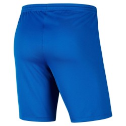 NIKE PANTALONCINO PARK 3 - ROYAL BLUE/WHITE