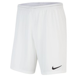 NIKE PANTALONCINO PARK 3 - WHITE/BLACK