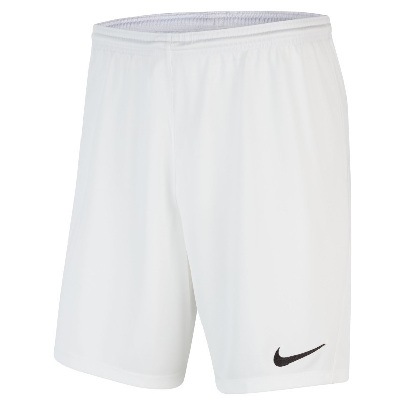 NIKE PANTALONCINO PARK 3 - WHITE/BLACK
