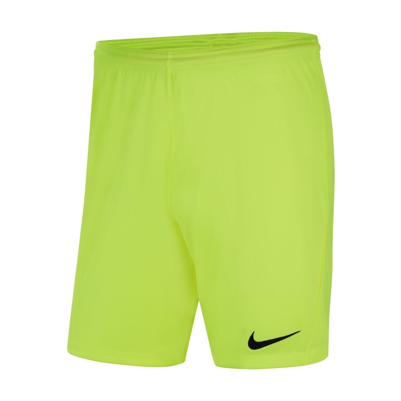 NIKE PANTALONCINO PARK 3 - VOLT/BLACK