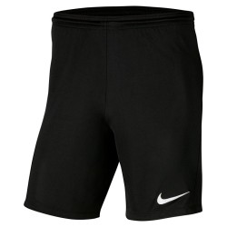 NIKE PANTALONCINO PARK 3 - BLACK/WHITE