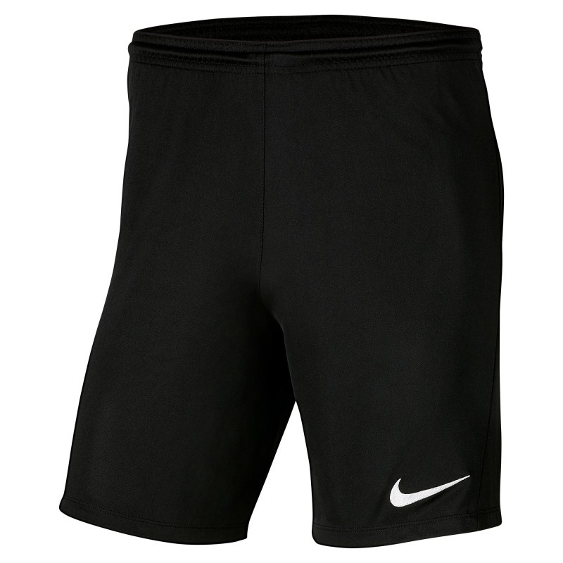 NIKE PANTALONCINO PARK 3 - BLACK/WHITE